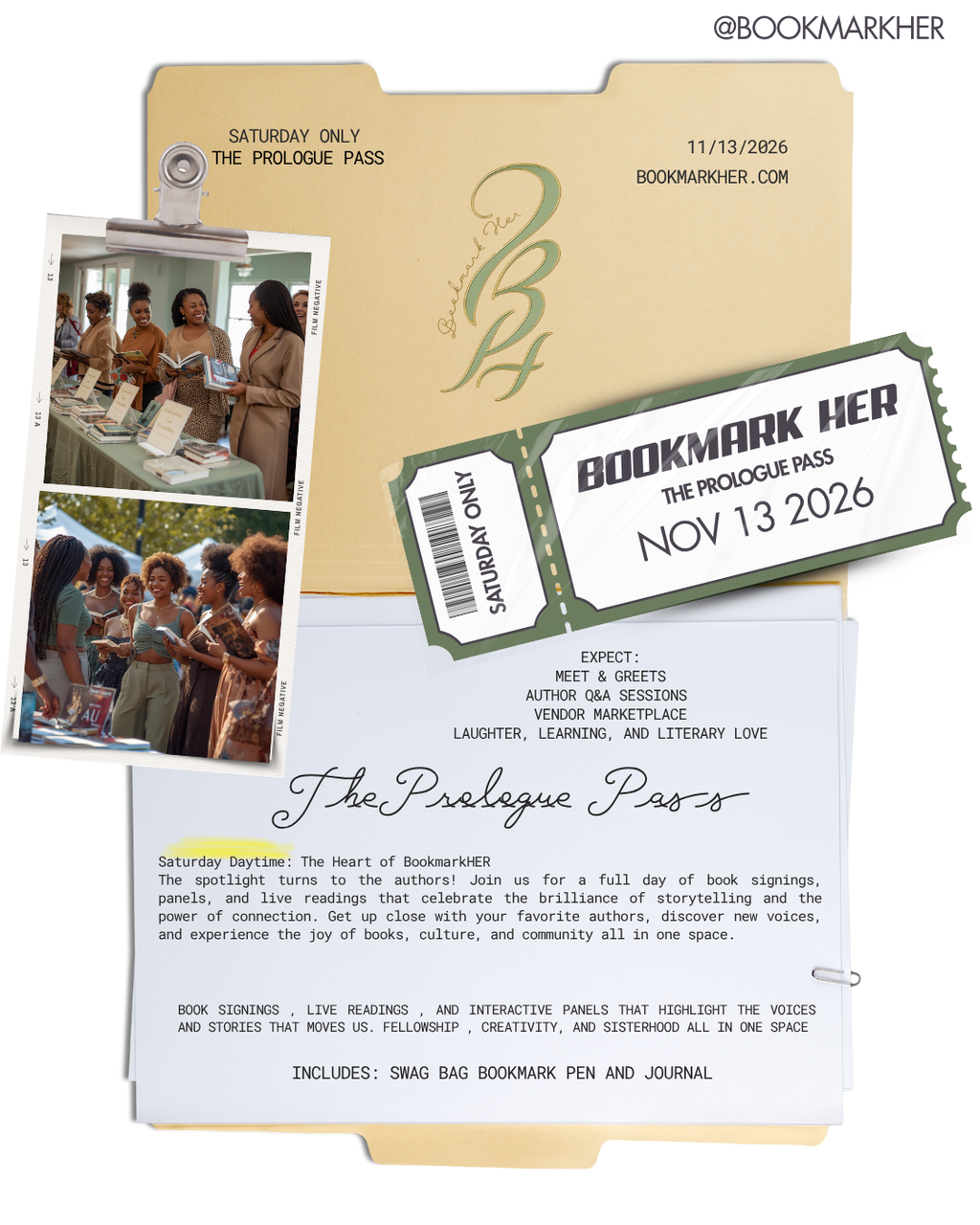 Bookmark Her 2026 Tickets